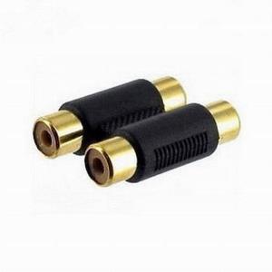 Two RCA Sockets to Two RCA Sockets Adaptor