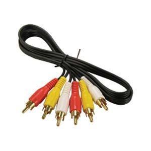 3 RCA Plugs to 3 RCA Plugs 1.5M Cable