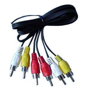 3 RCA Plugs to 3 RCA Plugs 5M Cable