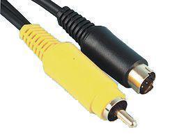 S-Video to Single Phono 1.5M Cable