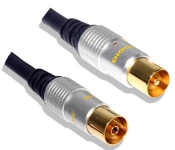 ProWire Coaxial Plug to Socket Lead - 1.5m