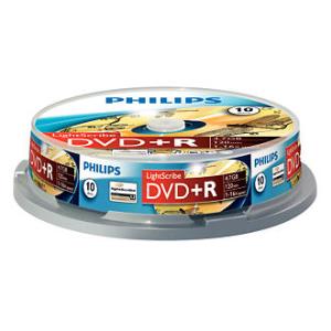 Philips DVD+R, 4.7GB, 120 min, 16x * 25