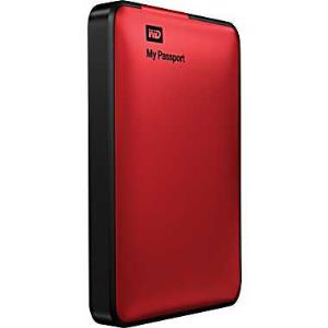 Western Digital My Passport 1TB External Hard Drive (Red)