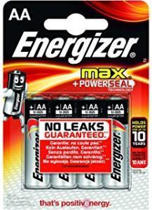 Energizer Alkaline Max AA (4-Pack)