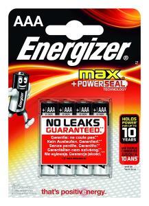 Energizer Alkaline Max AAA (4-Pack)
