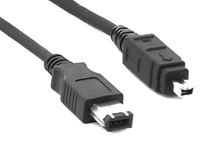 Firewire Cable 6 Pin Male to 4 Pin Male