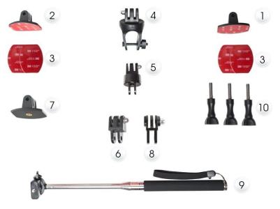 GOCelever DVR Extreme Accessories Set