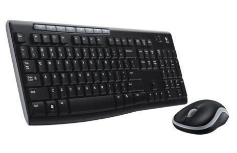Logitech Wireless Desktop Keyboard & Mouse Set MK270