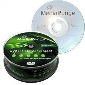 Media Range DVD-R 4.7GB 25 Pieces