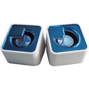 iMicro Blue and White Design Laptop Speakers