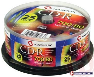 Nashua 25-Pack CD-R