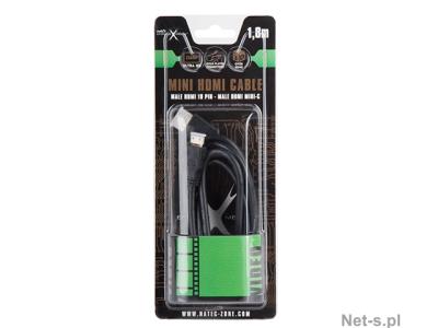CABLE HDMI-HDMI MINI 1.4 1.8M (A-C) NATEC EXTREME MEDIA (BLISTER)