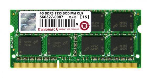 Transcend 4GB JetRam DDR3 1333 SoDimm JM