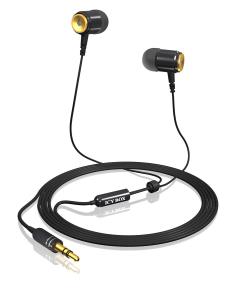 In-Ear-phones, aluminium, wired, anthracite