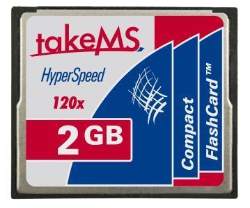 takeMS Compact Flash Card 120x HyperSpeed 2GB