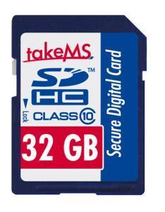 takeMS 32GB SDHC Class 10
