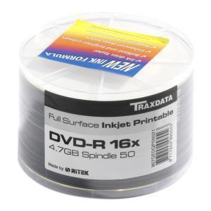 Traxdata DVD-R 16x Spindle 50 Inkjet Printable