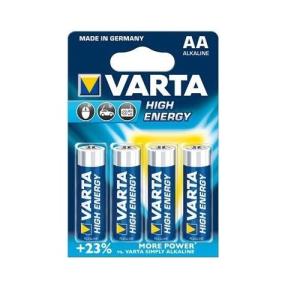 Varta High Energy AA Alkaline Batteries (4-Pack)