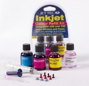 Jettec Colour Ink Refill Kit